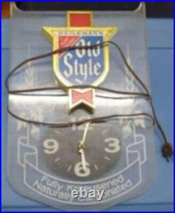 Vintage Old Style Beer Light Up Clock