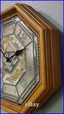 Vintage. Old Style Beer Lighted Clock 1980. Excellent condition, very clean