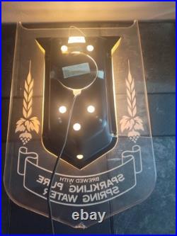 Vintage Old Style Beer Lighted Sign 1981 Heileman's Brewed With Sparkling Water