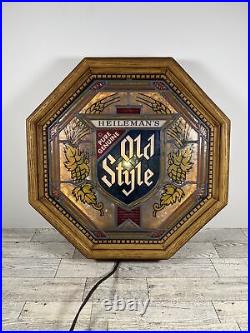 Vintage Old Style Beer Lighted Sign G Heileman Brewing CO