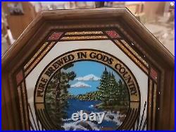 Vintage Old Style Beer Motion Waterfall Sign Heilemans Old Style GODS COUNTRY