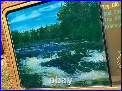 Vintage Old Style Beer Motion Waterfalls River Rapids Lighted Sign TV SIMULATOR