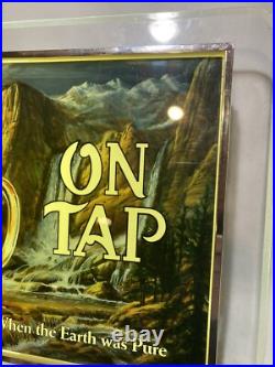 Vintage Old Style Beer On Tap Lighted Wall Sign Fluorescent Light