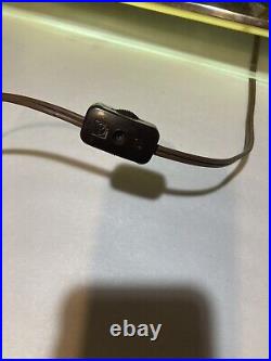 Vintage Old Style Beer On Tap Lighted Wall Sign Fluorescent Light