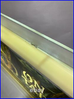 Vintage Old Style Beer On Tap Lighted Wall Sign Fluorescent Light