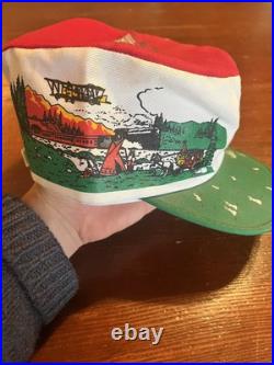 Vintage Old Style Beer Painters Cap Pilsner RARE NOS ALL OVER PRINT One Size USA