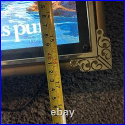 Vintage Old Style Beer Waterfall Lighted Sign 24 X 17