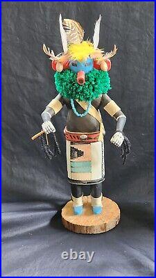 Vintage Old Style Cat Kachina Doll Signed