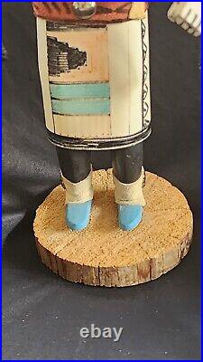 Vintage Old Style Cat Kachina Doll Signed