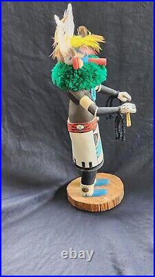 Vintage Old Style Cat Kachina Doll Signed