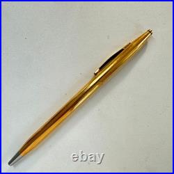 Vintage Old Style Classic Century T Ballpoint Pen Rotating Retractable #2bd821