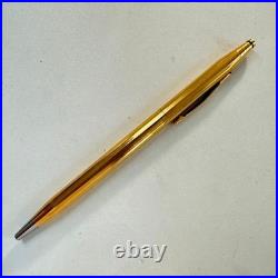 Vintage Old Style Classic Century T Ballpoint Pen Rotating Retractable #2bd821