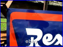 Vintage Old Style HAND PAINTED SIGN Rexall Drugs Pharmacy Medicine Drugstore Art