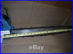 Vintage Old Style Homelite Model Xl-12 Chainsaw 20 Bar Running Chain Saw