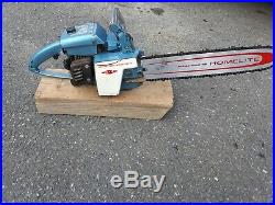 Vintage Old Style Homelite XL-12 Chainsaw