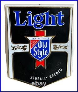 Vintage Old Style Light Beer Lighted Motion Sign Fully Works