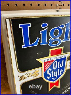Vintage Old Style Light Beer Lighted Motion Sign Fully Works