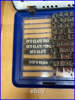 Vintage Old Style Lighted Beer Price Board Menu Sign with Clock 41x19 Liquor Store