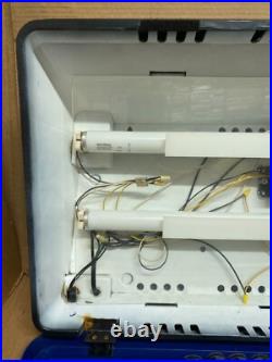 Vintage Old Style Lighted Beer Price Board Menu Sign with Clock 41x19 Liquor Store