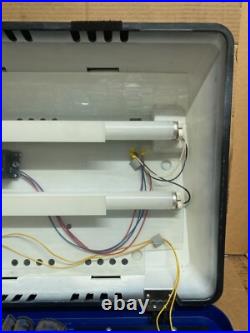 Vintage Old Style Lighted Beer Price Board Menu Sign with Clock 41x19 Liquor Store