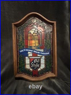 Vintage Old Style On Tap Beer Lighted Sign