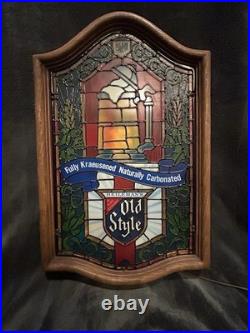 Vintage Old Style On Tap Beer Lighted Sign