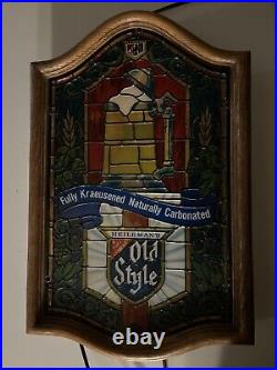 Vintage Old Style On Tap Beer Lighted Sign