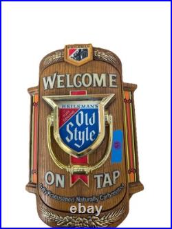 Vintage Old Style On Tap3D Light Up Advertising Sign Vintage Old Style On Tap3D Light Up Advertising Sign