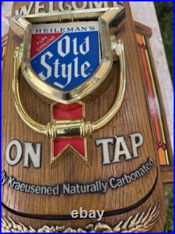 Vintage Old Style On Tap3D Light Up Advertising Sign Vintage Old Style On Tap3D Light Up Advertising Sign