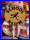 Vintage-Old-Style-Sign-School-Zone-Slow-NOT-Porcelain-Made-in-USA-24x24-01-uj