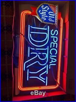 Vintage Old Style Special Dry Neon Signs