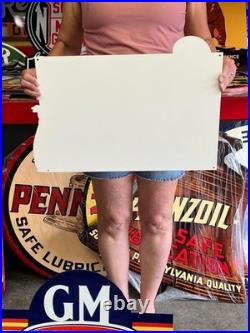 Vintage Old Style Steel Sign Buster Brown Bread NOT Porcelain Made USA 22x16