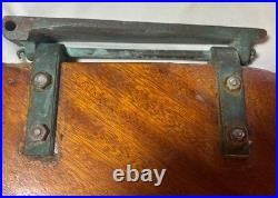 Vintage Old Style Sunfish Sailboat Rudder Bronze Hardware Mahogany