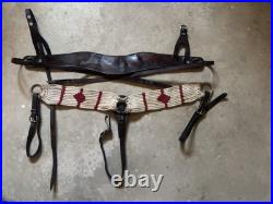 Vintage Old Style Western Cowboy Breast Collars Great Look For A Horse Or Deco