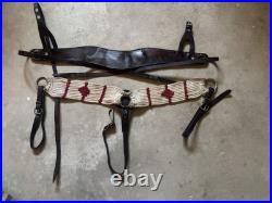 Vintage Old Style Western Cowboy Breast Collars Great Look For A Horse Or Deco
