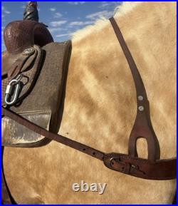 Vintage Old Style Western Cowboy Breast Collars Great Look For A Horse Or Deco