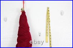 Vintage Old World Style Santa Claus Posable Bendable 48 to Tip of Hat