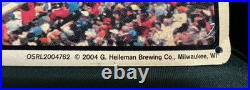 Vintage Original Wrigley Field Chicago Cubs Old Style Beer Metal Sign 2004