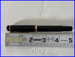Vintage PELIKAN M250 Old Style Black withGold Trim Fountain Pen 14K Nib