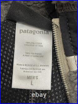 Vintage Patagonia Mens Size Large Classic Retro-X Jacket Deep Pile Fleece Gray