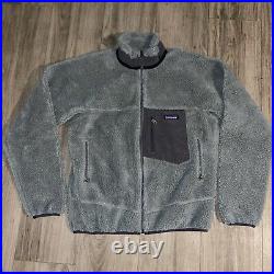 Vintage Patagonia Mens Size Small Classic Retro-X Jacket Deep Pile Fleece Gray