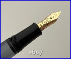 Vintage Pelikan M250 Old Style Black Gold Plated Fountain Pen 14K Gold Nib