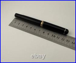 Vintage Pelikan M250 Old Style Black Gold Plated Fountain Pen 14K Gold Nib