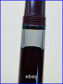 Vintage Pelikan M600 Fountain Pen, Old style Burgundy, 14K Gold HF Nib NOS