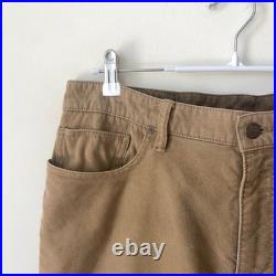 Vintage Polo Ralph Lauren Moleskin Pants Size 34 Cotton 5-Pocket Workwear Chino