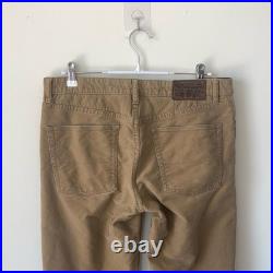 Vintage Polo Ralph Lauren Moleskin Pants Size 34 Cotton 5-Pocket Workwear Chino