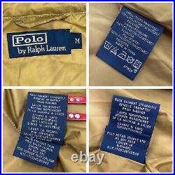 Vintage Polo Ralph Lauren Quilted Jacket Old Money Style Beige size M L