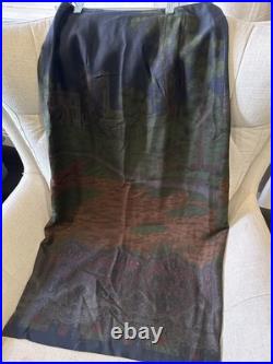 Vintage Ralph Lauren Castle Countryside Wool Wrap Skirt Size 4 Old Money style