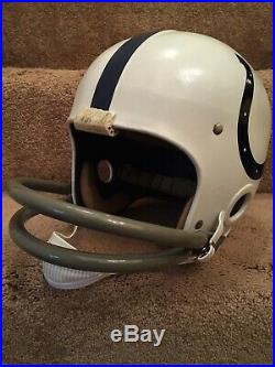 Vintage Rare Old Football RK Style Helmet 1960 Baltimore Colts John Unitas