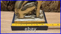 Vintage Robert Abbey Brass Lion Lamp Grand Old Regent Style 17 Tall MCM